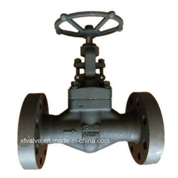 High Pressure 1500lb Forged Steel A105 Flange End Globe Valve